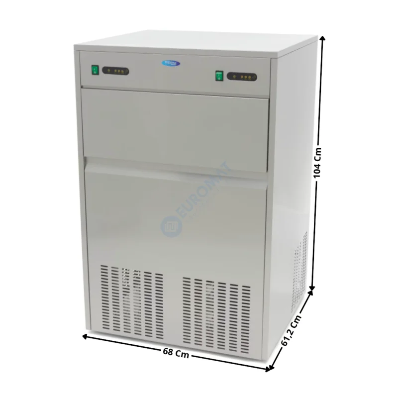 Machine à glaçons 100Kg/24H – Série économique | 09300128 | MAXIMA Commande En Gros