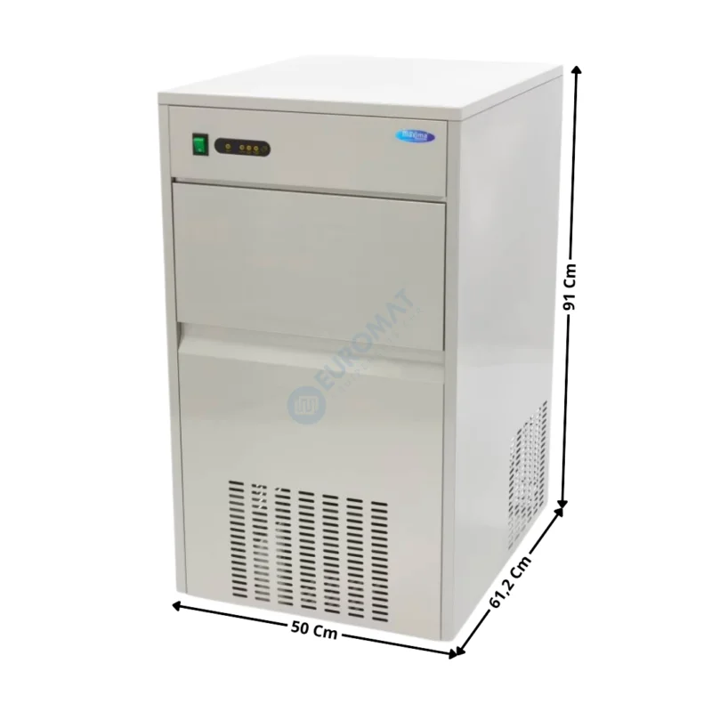 Machine à glaçons 80Kg/24H – Série économique | 09300132 | MAXIMA Offre Spéciale