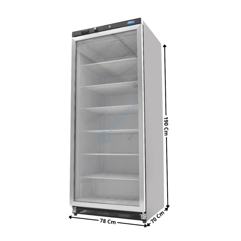 Armoire congélateur 600 L. – 1 porte vitrée | 09405033 | MAXIMA Expédition Rapide