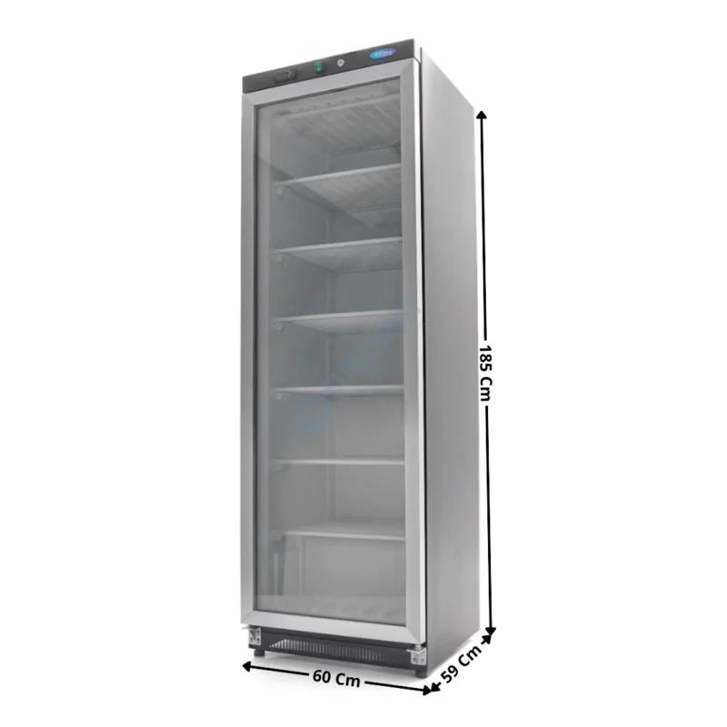 Armoire congélateur 400 L. – 1 porte vitrée | 09405021 | MAXIMA Prix Cassé