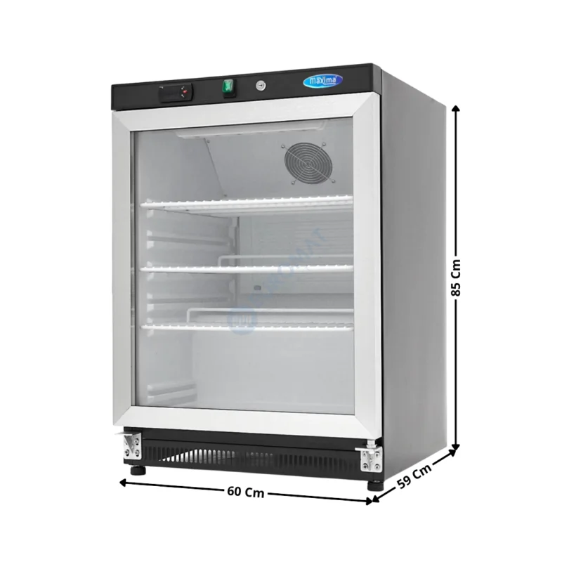 Expédition Rapide Armoire réfrigérée 200 L. – 1 porte vitrée | 09405008 | MAXIMA