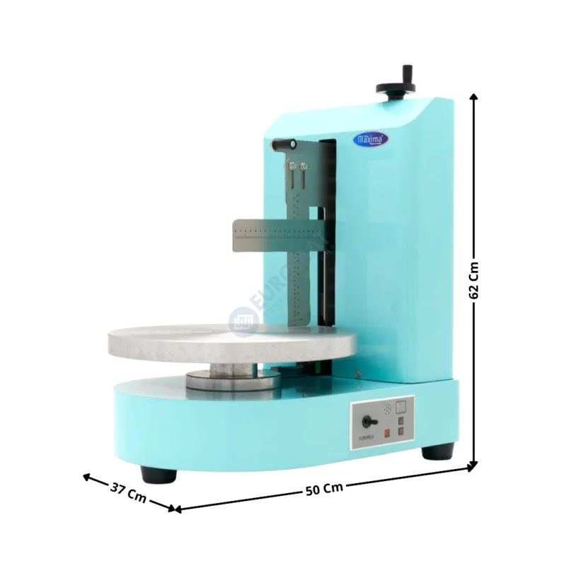 Machine à Décorer les Gâteaux Ø 36.4 cm « Cake Design » – Bleu | 09381202 | MAXIMA Bon Plan