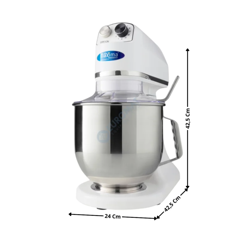 Mixer planétaire 7 L. – Blanc – Gamme Economique | 09300154 | MAXIMA Bon Plan