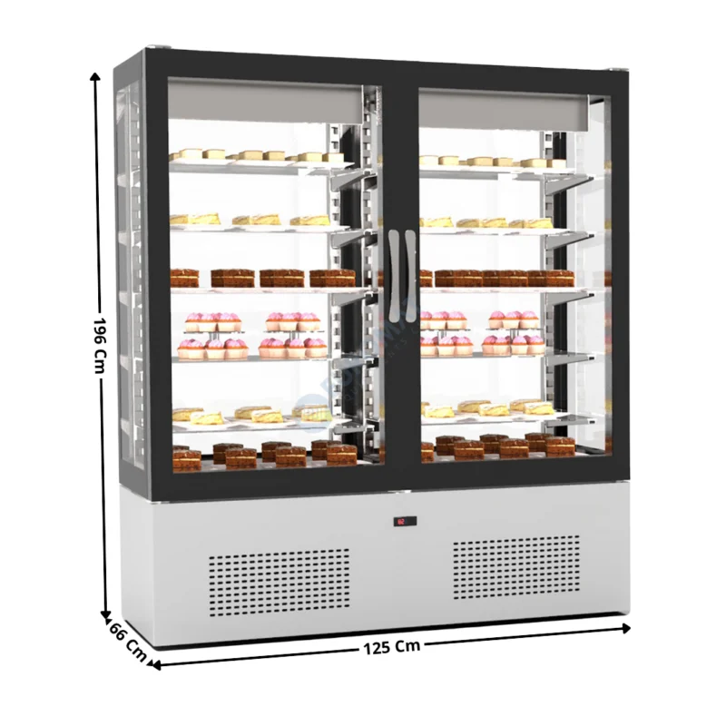 Vitrine négative panoramique 900L. – BLANC – Bakery Line | AVV12NW | HOREKUS Acheter En Ligne