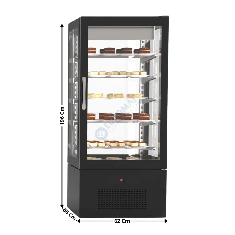 Vitrine mixte panoramique 420L. – NOIR – Bakery Line | AVV6NFB | HOREKUS Bon Plan