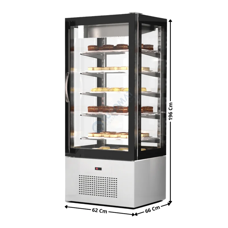 Vitrine mixte panoramique 420L. – BLANC – Bakery Line | AVV6NFW | HOREKUS Promotion