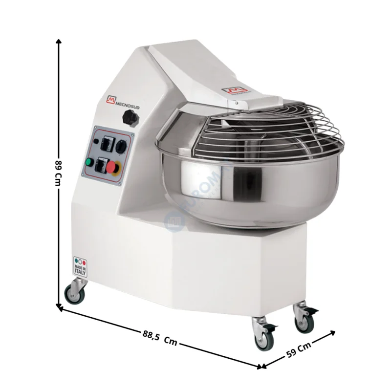 Pétrin à Fourche 40L. – Série FC – Grille Relevable | FC35D | MECNOSUD Offre Spéciale