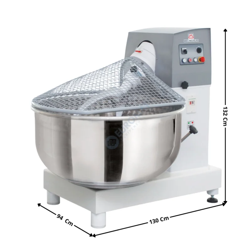 Pétrin à Fourche 30L. – Série FOX – Grille Relevable | FOX80 | MECNOSUD Offre Spéciale