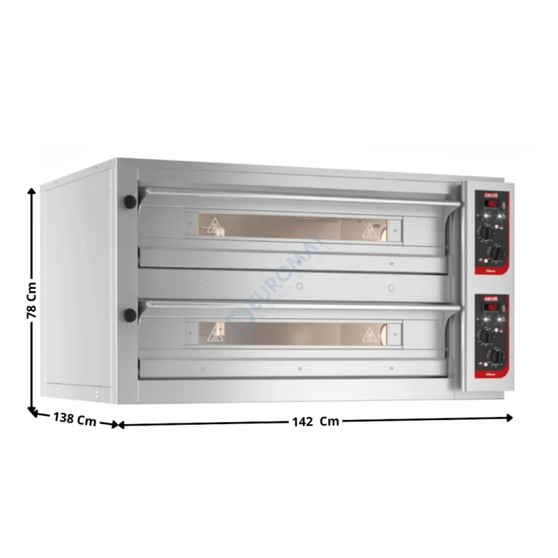 Super Prix Four à pizza 9+9 pizzas – Modèle CITIZEN PW 105X105 – 2 Niveaux |CITIZENPW99MC | ZANOLLI