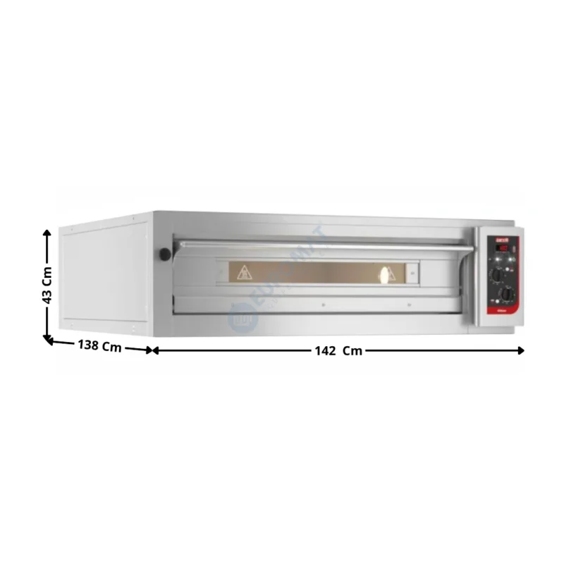 Offre Limitée Four à pizza 9 pizzas – Modèle CITIZEN PW 105X105 – 1 Niveau |CITIZENPW9MC | ZANOLLI