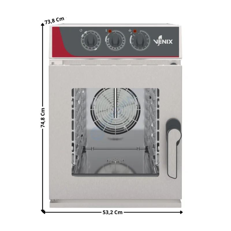 Four Mixte à Injection Direct « Compact » à Commande Manuelle – 6 x GN2/3 – RIALTO Series | R063M0N0 | VENIX Petit Prix