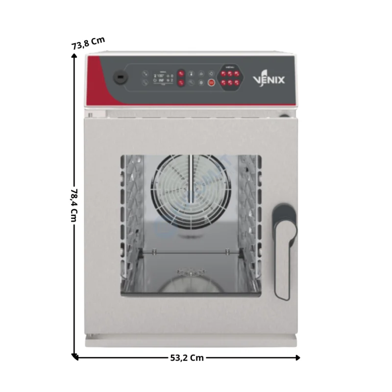 Four Mixte à Injection Direct « Compact » à Commande Digitale – 6 x 2/3 – RIALTO Series | R063DGC | VENIX Jusqu’à Épuisement Des Stocks