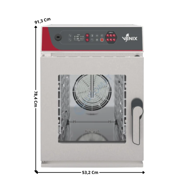 Four Mixte à Injection Direct « Compact » à Commande Digitale – 6 x GN1/1 – RIALTO Series | R06DGC | VENIX Nouveauté