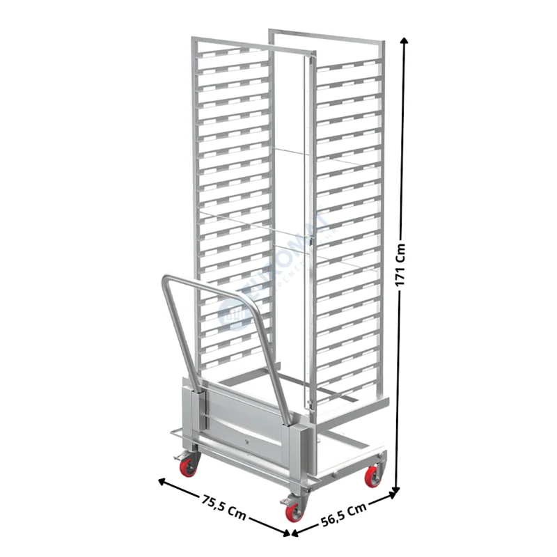 Chariot pour Four Mixte SG16TCC « 20 x 400x600 » – VENEXIA Series | TRB20S | VENIX Meilleur Choix