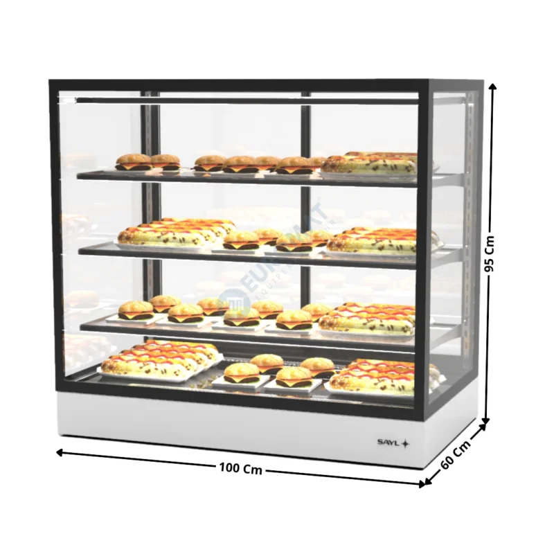 Seulement Aujourd’hui Vitrine Chauffante à Poser 100 Cm « Trois Niveaux » – Série Premium | IN10090C | SAYL