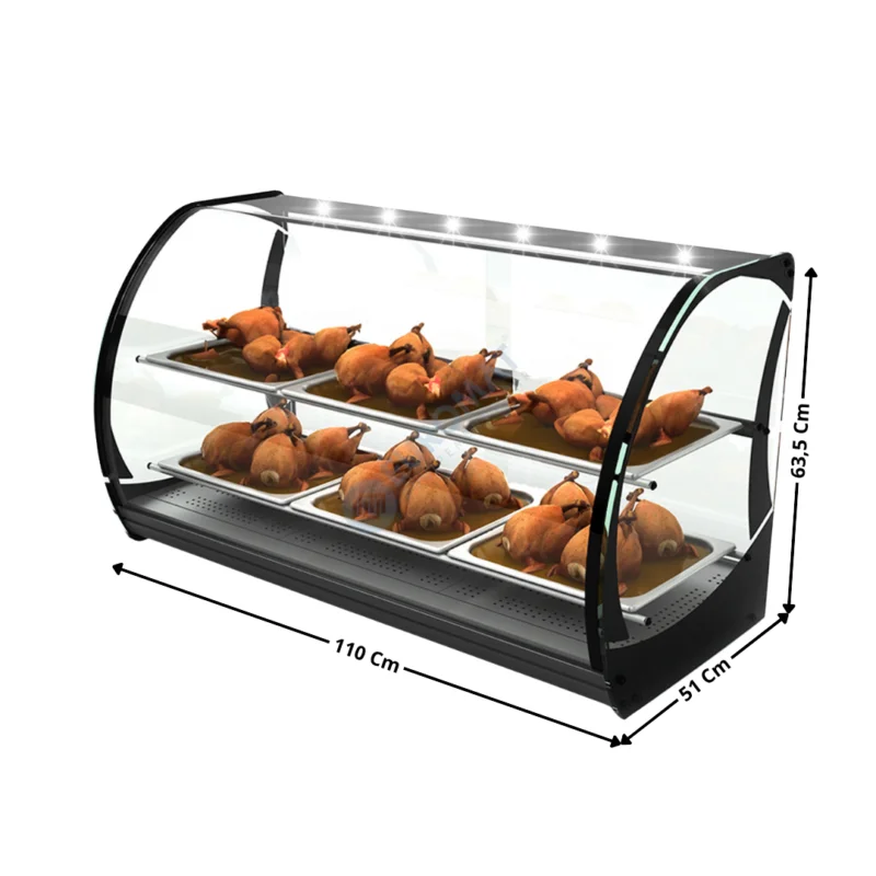 Nouvel Arrivage Vitrine Chauffante à Poser 110 Cm – Série Premium | HONDA | SAYL