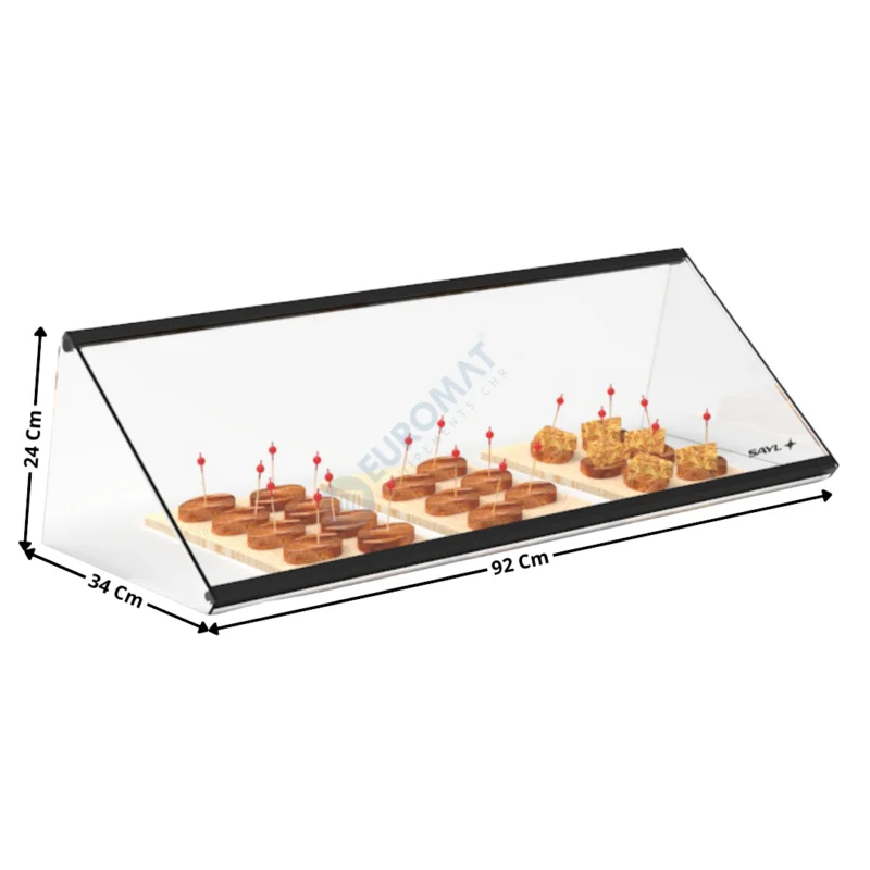 Vente Directe Vitrine Neutre à Poser 92 Cm / Sans LEDs– Série Premium | ESR36M | SAYL