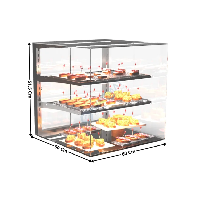 Nouveauté Vitrine Neutre à Poser 60 Cm « Haute Visibilité » – Série Premium | EPV60 | SAYL