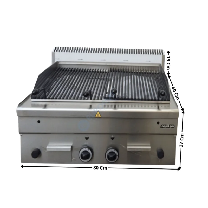 Meilleure Vente Grillade charcoal poisson 2 zones gaz MINIMA 600 | GPL86P | MBM
