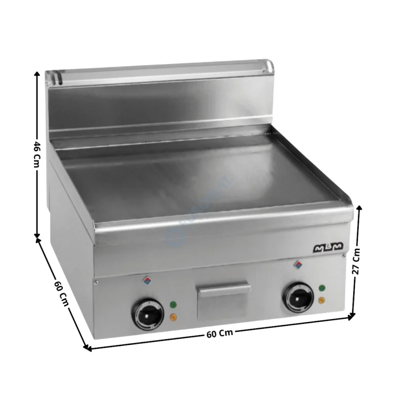 Bon Plan Plaque / Plancha 2 zones acier élec MINIMA 600 | EFT66L | MBM