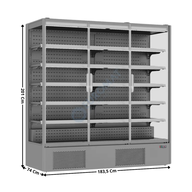 Armoire vitrée 3 portes battantes 1932 Litres – Gamme GMS KVISION | KVISION200 | HOREKUS Achetez Aujourd’hui