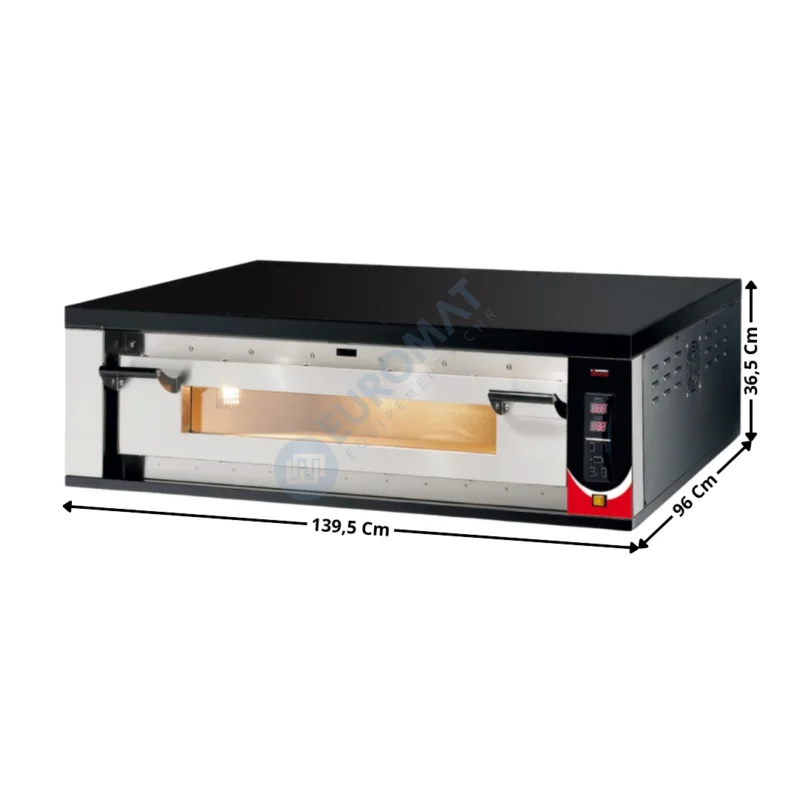 Four à pizza 6 pizzas – Modèle VESUVIO 105X70 « Entièrement Réfractaire » – 1 Niveau | 30401313E | SIRMAN Satisfait Ou Remboursé