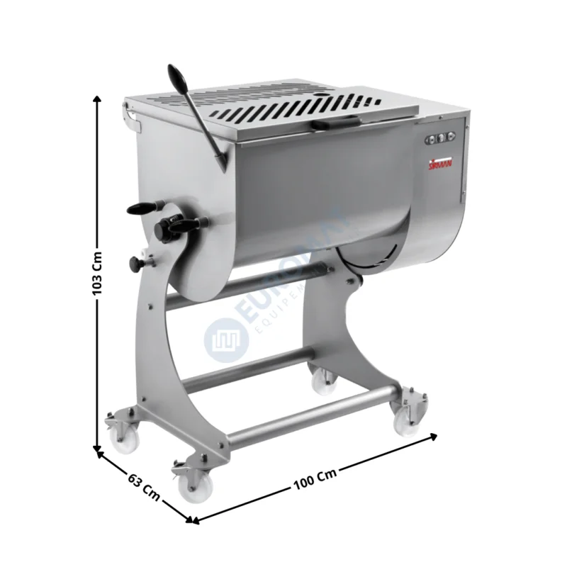 Mélangeur à Viande 110 Litres / Version Mono – Modèle IP 80 XP BA | 408061F02F | SIRMAN Offre Limitée