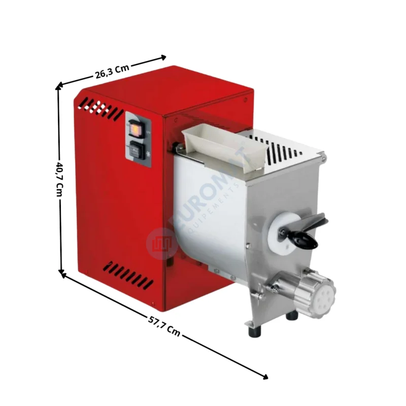 Populaire Machine à Pâtes Fraîches 2,5 KG / Rouge – SINFONIA 2 | 40116002R | SIRMAN