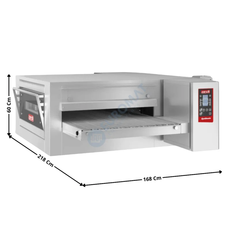 Dernier Modèle Four à convoyeur 80cm – Gaz – Sans Support | SYNTHESIS1280GASSS | ZANOLLI