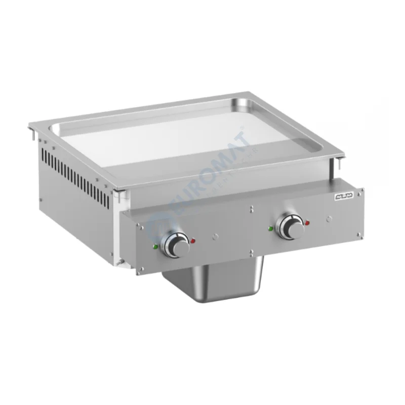 Plaque 2 zones chromée – lisse / Elec – DROP-IN Series | DRFTBE77LC | MBM ITALY Nouvelle Collection