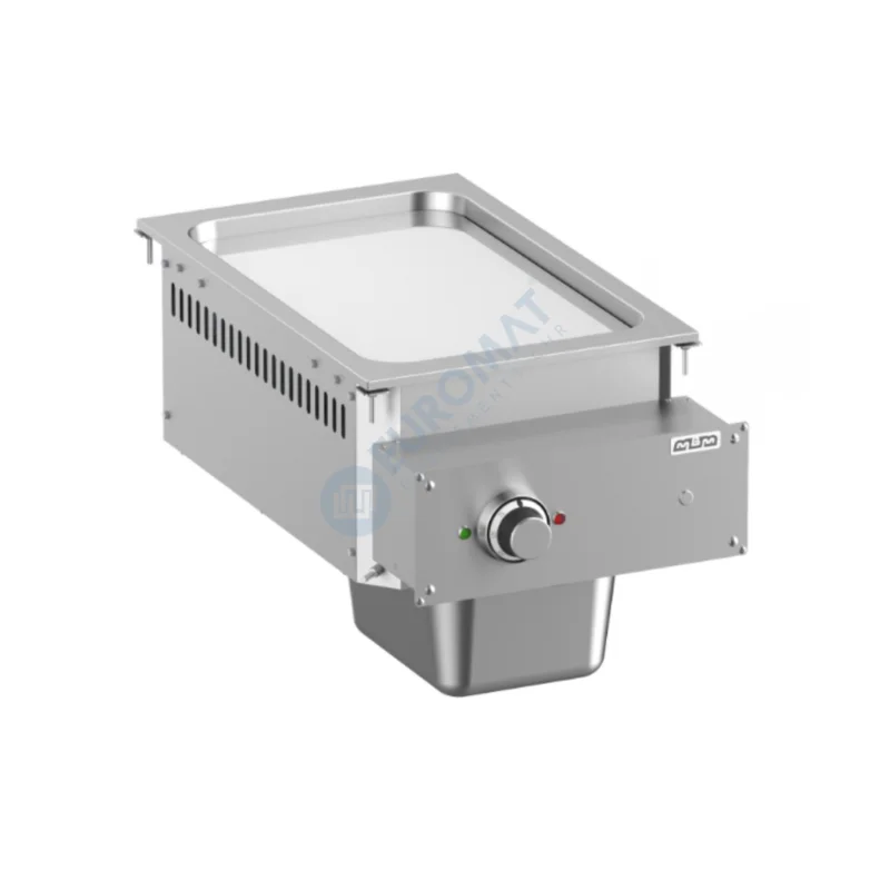 Plaque 1 zone chromée – lisse / Elec – DROP-IN Series | DRFTBE74LC | MBM ITALY Prix Cassé