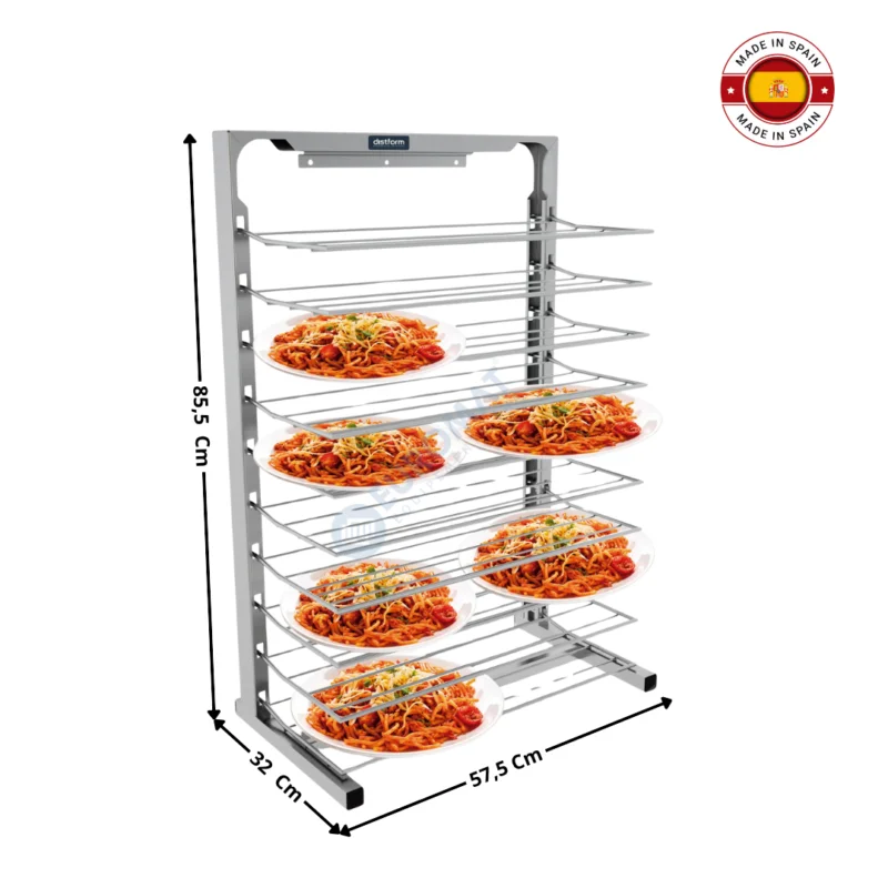 Support d'Assiettes de Table – 100% INOX – Série Premium | F0260302 | DISTFORM Vente Flash