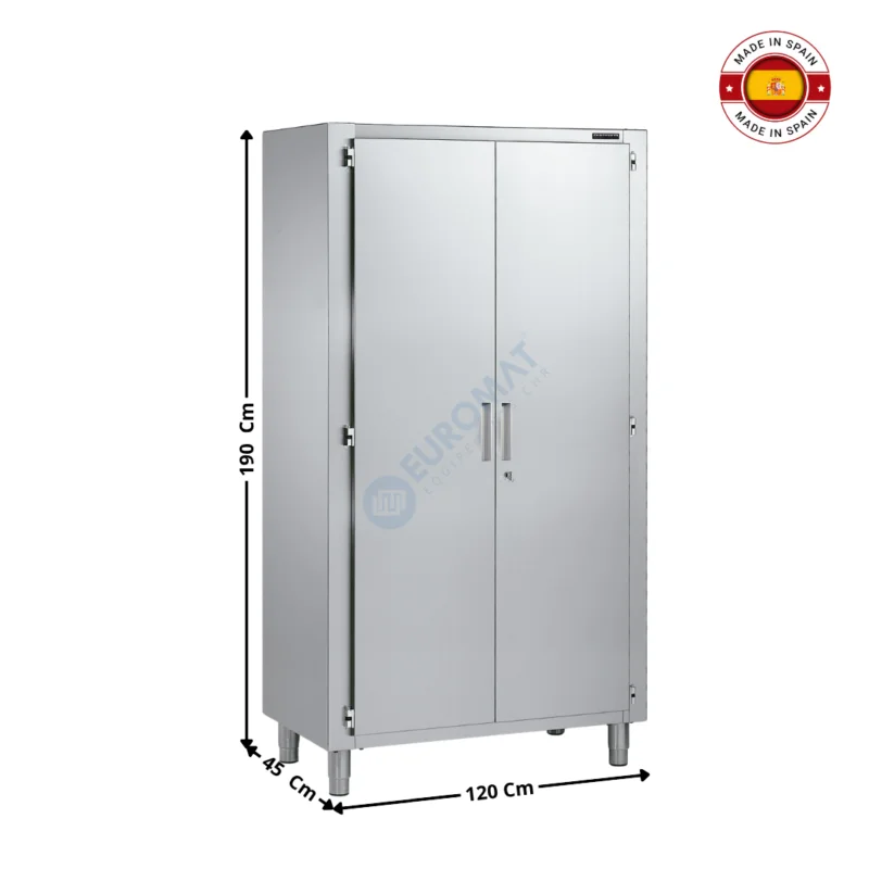 Populaire Armoire neutre 100 Cm à Portes Battantes / Spécial Produits de Nettoyage / Avec Serrure – Série Premium | F0240202 | DISTFORM