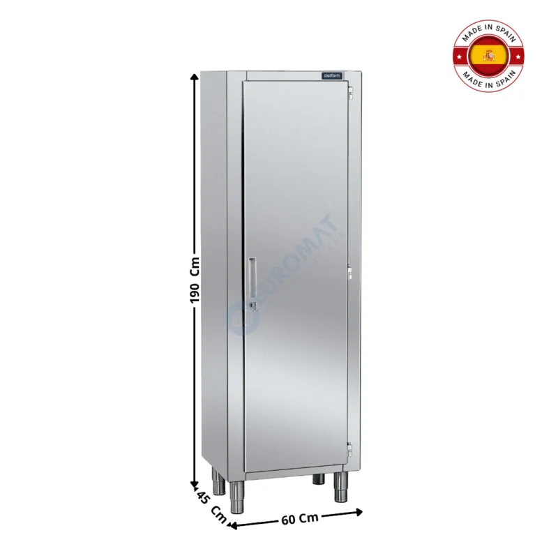 Armoire neutre 60 Cm à Porte Battante / Spécial Produits de Nettoyage / Avec Serrure – Série Premium | F0240201 | DISTFORM Commander Vite