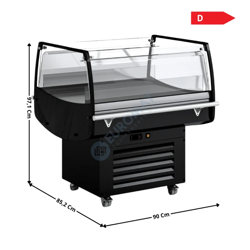 Ilot Réfrigérée 90 Cm – Libre Service 0,67m2 – TYPE 1197 | VIS90 | DOCRILUC Super Prix