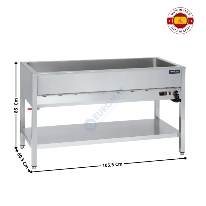 Table Bain-marie 3 x GN1/1 – Série Premium | F0430203 | DISTFORM Acheter En Ligne