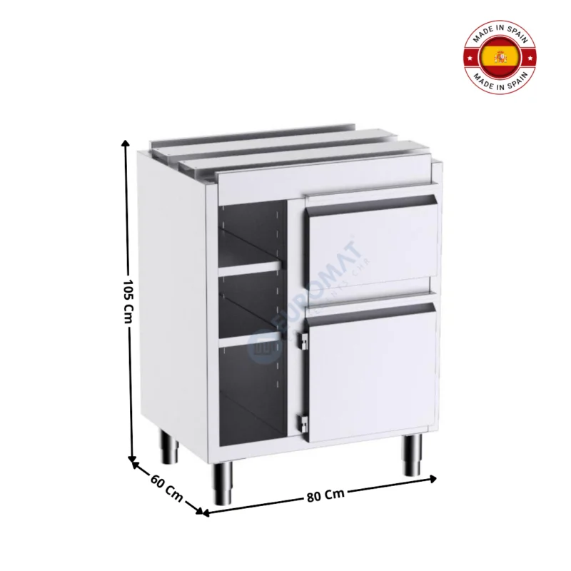 Meuble neutre 80x60 Cm avec marc de café ( Encastrable ) – Série Premium | F3E20005 | DISTFORM Dernière Chance