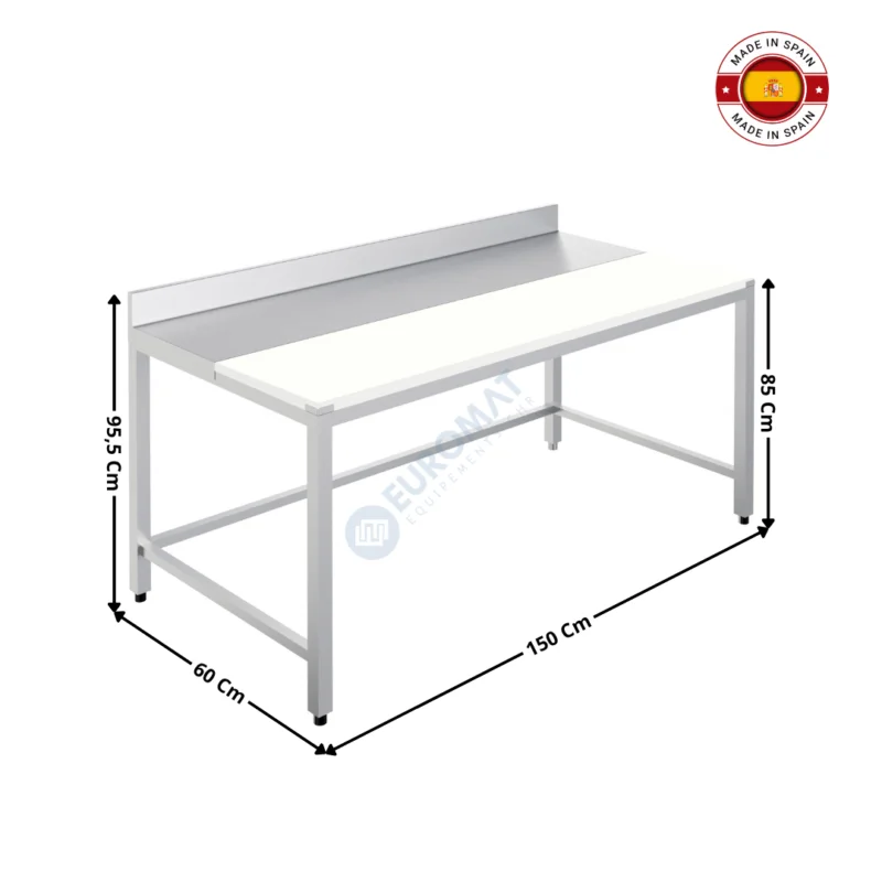 Bon Marché Table de découpe murale 150x60 Cm / Sans étagère – Série Premium | F0230312 | DISTFORM