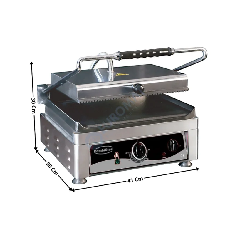 Machine à panini – Rainurée/Lisse | 74910010 | COMBISTEEL Soldes