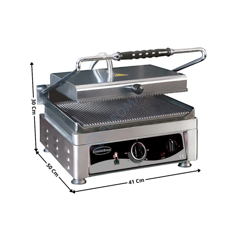 Commander Maintenant Machine à panini – Rainurée/Rainurée | 74910005 | COMBISTEEL