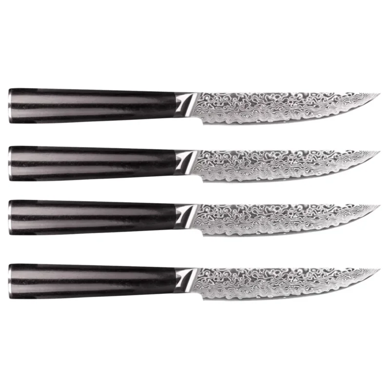 Coffret de 4 couteaux steak Damas Kasumi Certifié