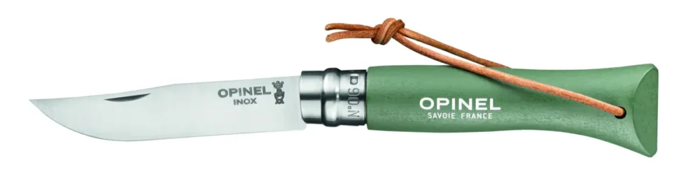 Couteau pliant OPINEL n°6 7 cm inox bois unie Nouvelle Collection