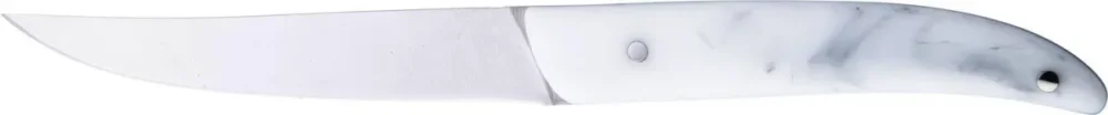 Satisfait Ou Remboursé Couteau à steak marbre blanc 23 cm Orno Eternum