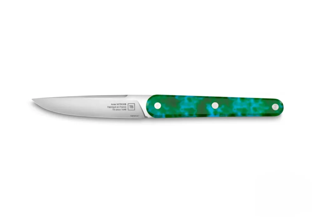 Produit De Marque Coffret de 4 couteaux de table vert 22 cm Joseph Tarrerias Bonjean