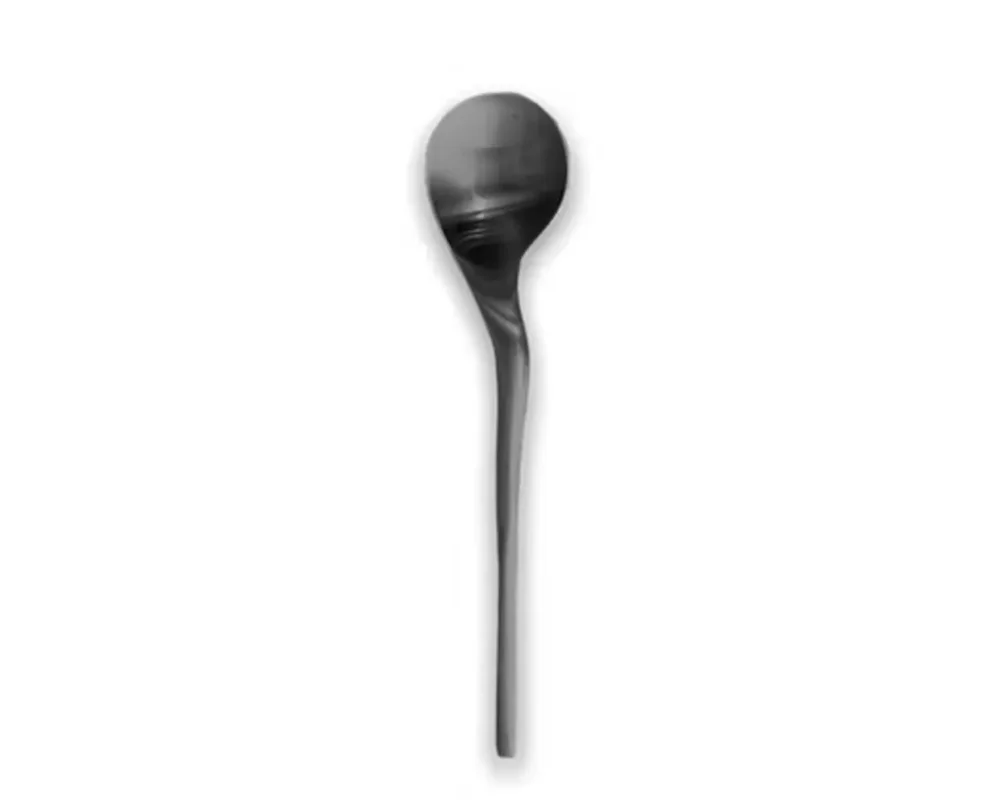 Super Prix Cuillère à dessert noir inox 18/10 16,5x3,5 cm Rama Cookplay