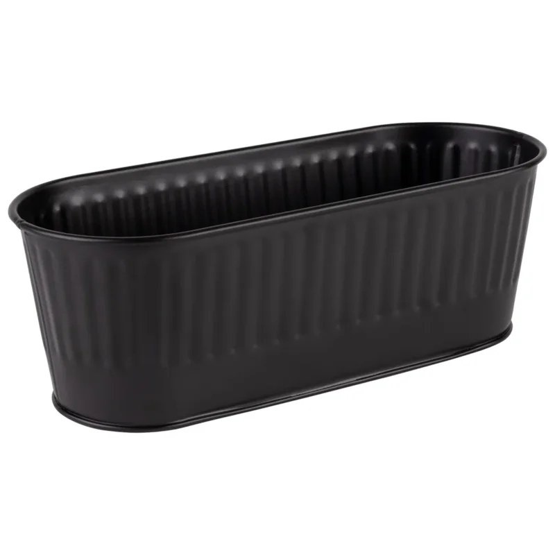 Prix Cassé Range couverts inox 18/0 noir 29,5x12x10 cm 2 L Aps