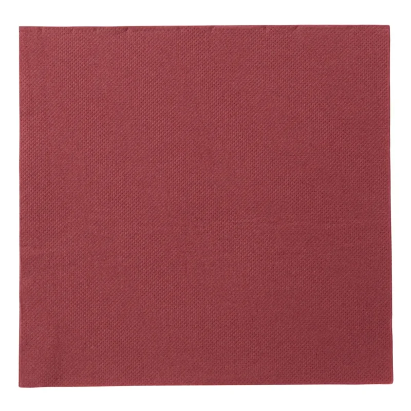 Dernier Modèle Serviette bordeaux ouate de cellulose 38x38 cm Lisah Pro.mundi (50 pièces)