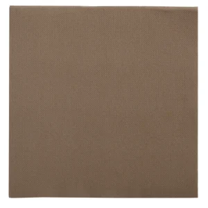 Serviette taupe ouate de cellulose 38x38 cm Lisah Pro.mundi (50 pièces) Meilleur Choix