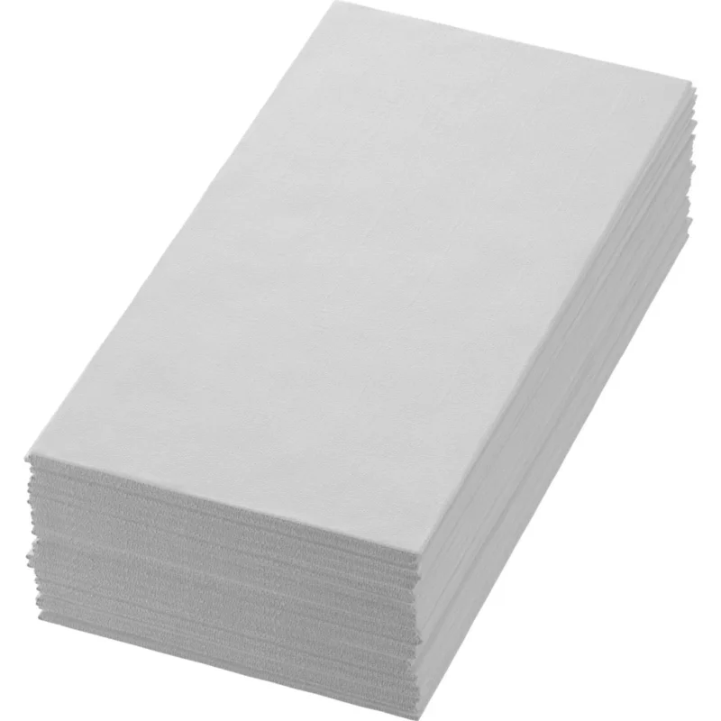 Serviette blanc non tissé 48x48 cm pliée en 8 Airlaid Duni (60 pièces) Marque