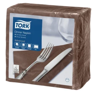 Serviette marron ouate de cellulose 39x39 cm Tork (150 pièces) Affaire À Saisir
